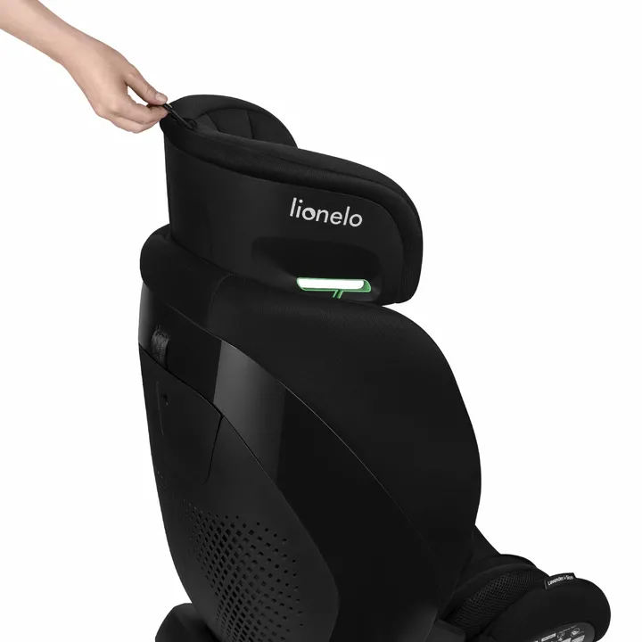 Дитяче автокрісло Lionelo LAVENDER I-SIZE BLACK CARBON — Photo 14