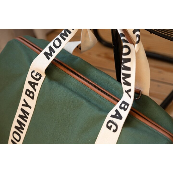 Сумка Childhome Mommy bag Signature canvas green — Photo 18