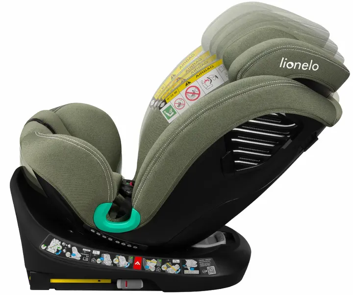 Дитяче автокрісло Lionelo BASTIAAN ONE I-SIZE GREEN OLIVE — Photo 11