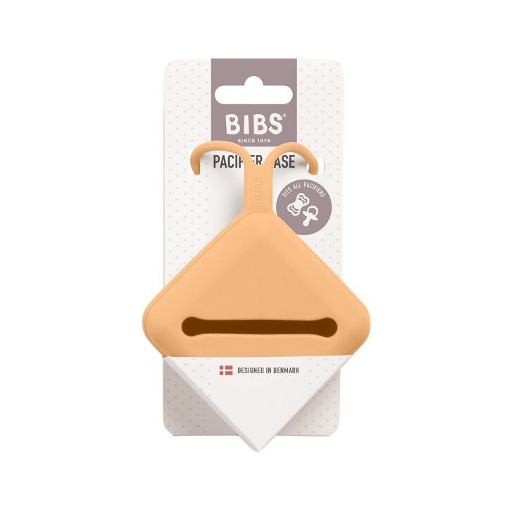 Силіконовий контейнер для пустушок BIBS Pacifier Case – Pumpkin — Photo 6