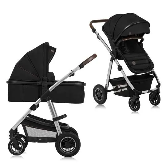 Універсальна коляска 2 в 1 Lionelo AMBER BLACK SILVER — Photo 5