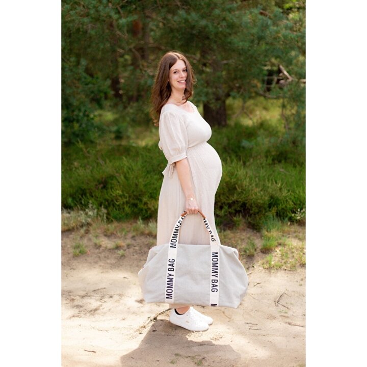 Сумка Childhome Mommy bag Signature canvas off white — Photo 34