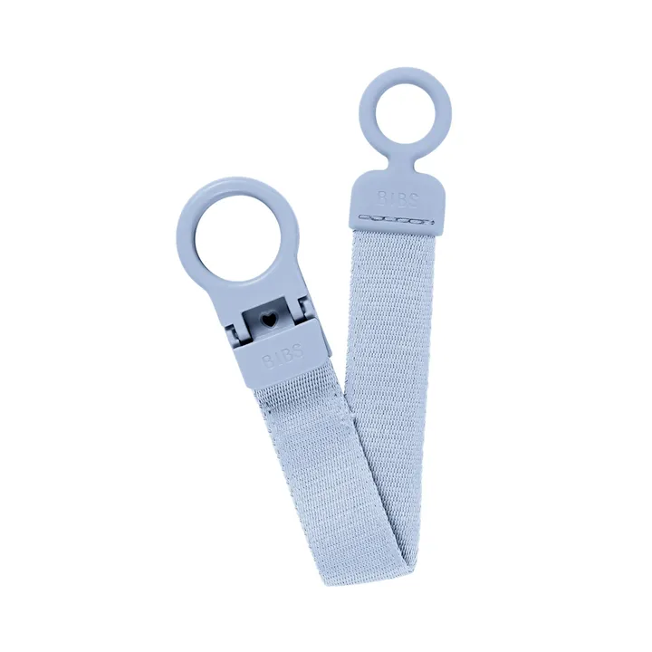 Тримач-стрічка для пустушки з петлею BIBS Pacifier Clip Loop Dusty Blue — Photo 16