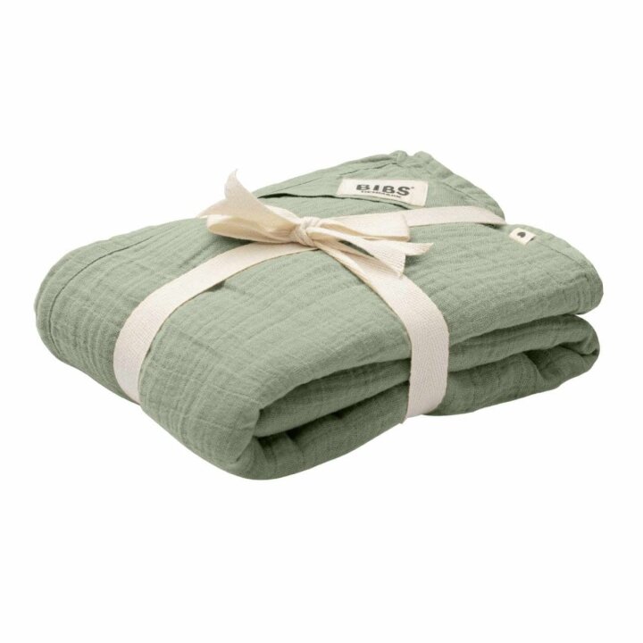 Муслінова тканина пелюшка BIBS Muslin Swaddle 1 шт в упаковці 120*120 см з сумкою для зберігання Petrol — Photo 29