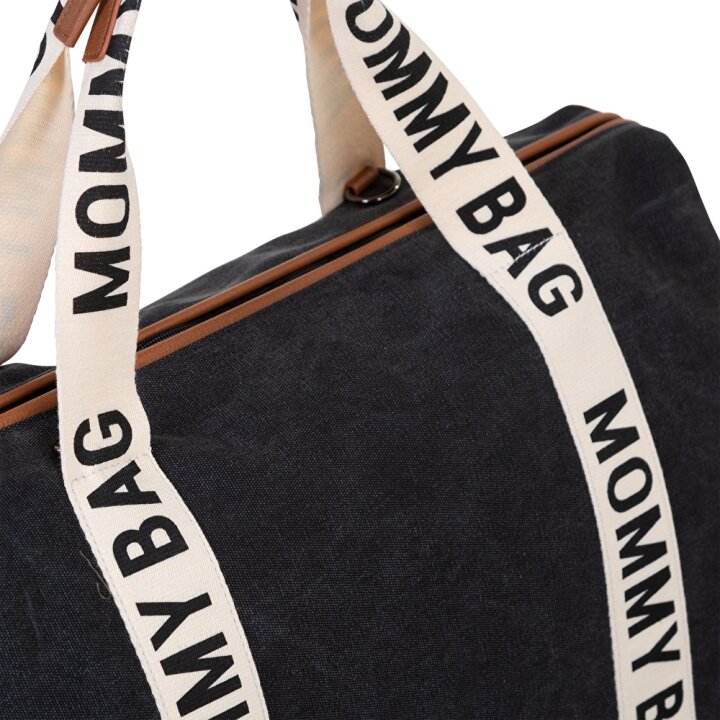 Сумка Childhome Mommy bag Signature canvas black — Photo 28