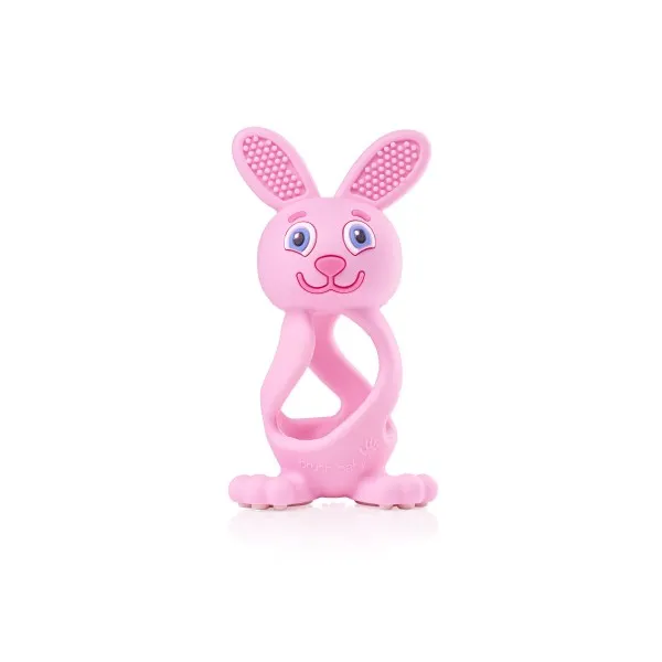 Прорізувач для зубів Bobbie Bunny Teether (Rose) рожевий — Photo 7