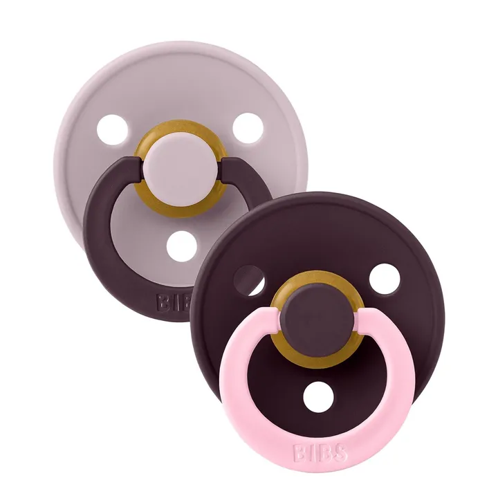 Пустушка Studio Colour 2 PACK Fusion Latex Round (кругла) – Dusky Lilac Plum mix (2 в упаковці) 6-18 міс. — Photo 5