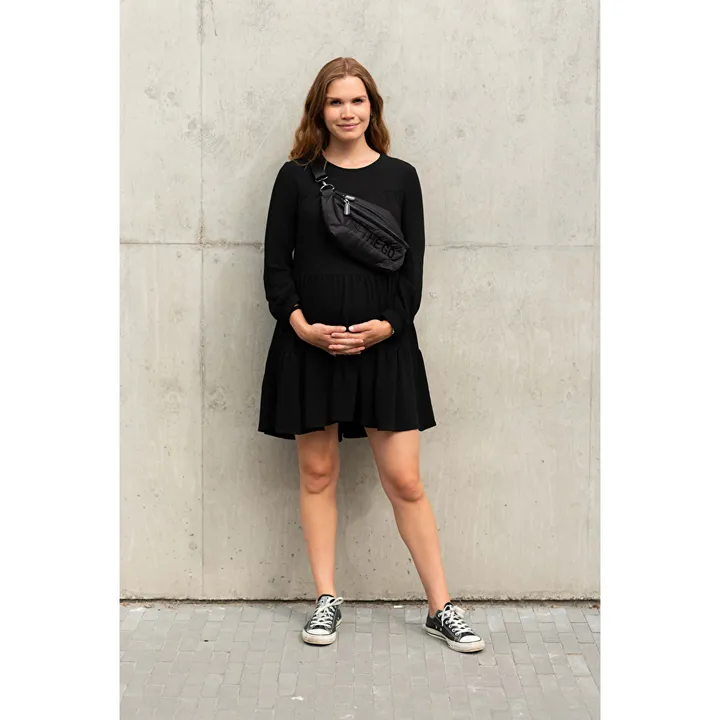 Сумка через плече Childhome Banana bag puffered black, арт. CWBANAPBL — Photo 22