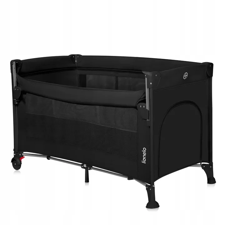 Ліжечко-манеж Lionelo ELLEN BLACK CARBON — Photo 5