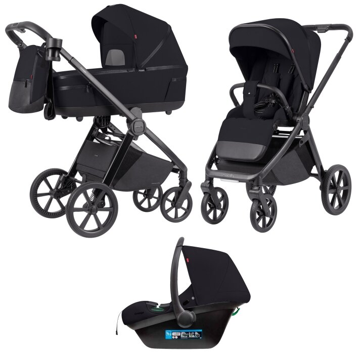 Коляска універсальна CARRELLO Omega CRL-6545 (3in1) Cosmo Black /1/