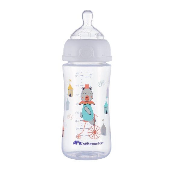 Пляшечка для годування BEBE CONFORT EMO PP 270ML T1 FF біла