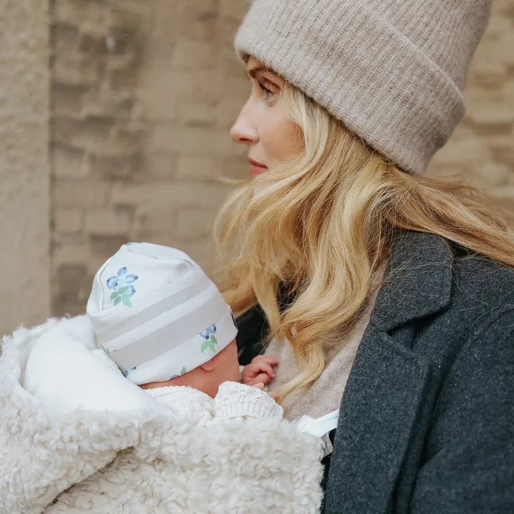 Дитяча шапка Elodie Details Winter Beanie Blueberry Bliss 0-6 міс — Photo 13
