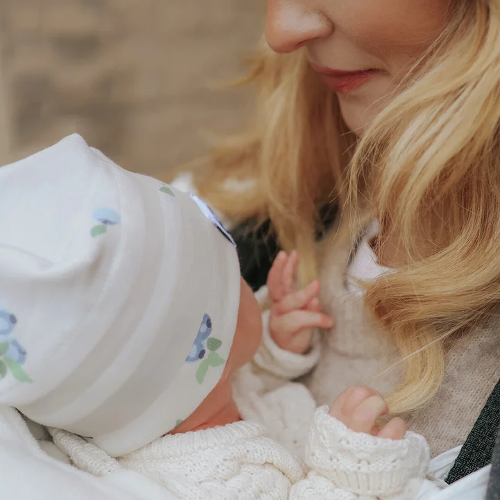 Дитяча шапка Elodie Details Winter Beanie Blueberry Bliss 0-6 міс — Photo 14
