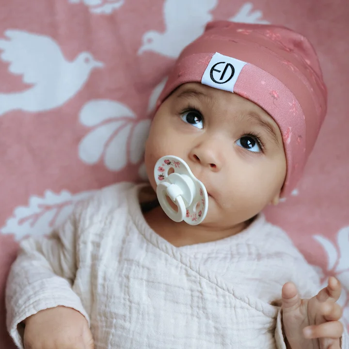 Дитяча шапка Elodie Details Winter Beanie Pink Petit River Rose 0-6 міс — Photo 8