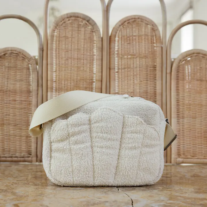 Сумка для мами Elodie Details White Bouclé — Photo 8