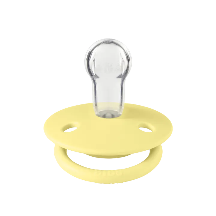 Соска пустушка BIBS De Lux Silicone Round (кругла) – Sunshine 0-36 міс. — Photo 4