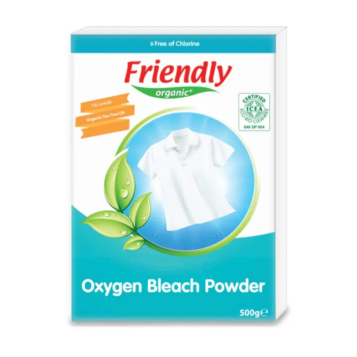 Органічний кисневий порошок для видалення плям Friendly Organic 500 гр — Photo 15