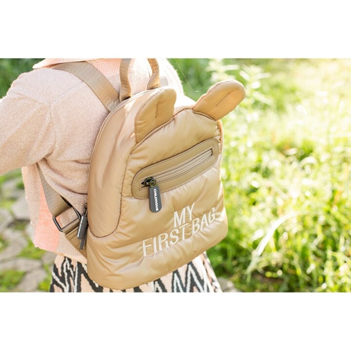 Рюкзак дитячий Childhome My first bag puffered beige — Photo 24