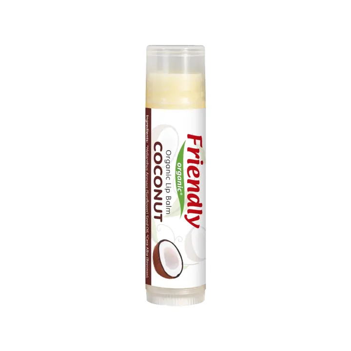 Органічний бальзам для губ Friendly Organic кокос 4,25 гр — Photo 11