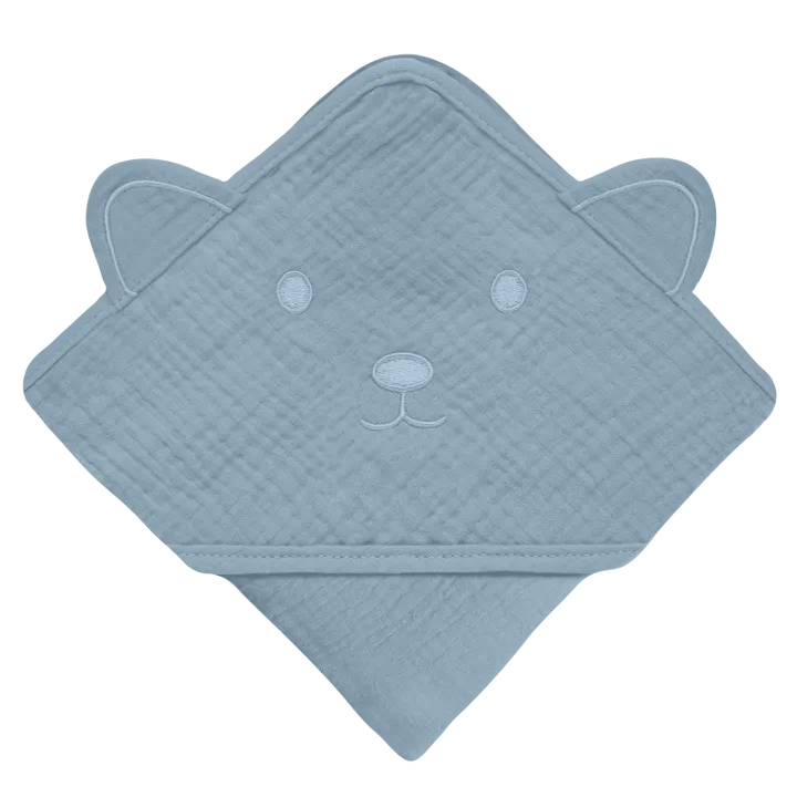 Рушник Lionelo MUSLIN HOODED TOWEL GREY SKY — Photo 2