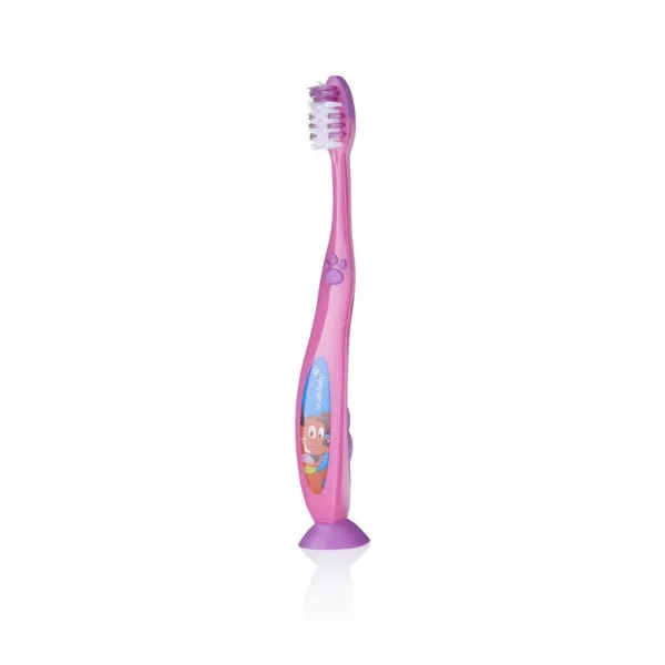Зубна щітка Flossbrush (від 6 років) - Pink, (Brush-baby) — Photo 6