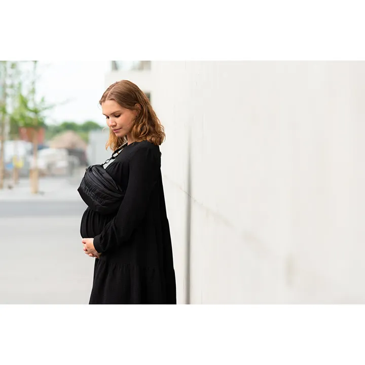 Сумка через плече Childhome Banana bag puffered black, арт. CWBANAPBL — Photo 25