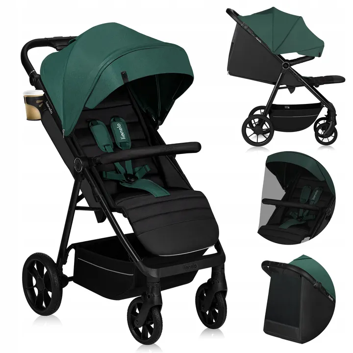 Прогулянкова коляска Lionelo MIRA GREEN EMERALD — Photo 6