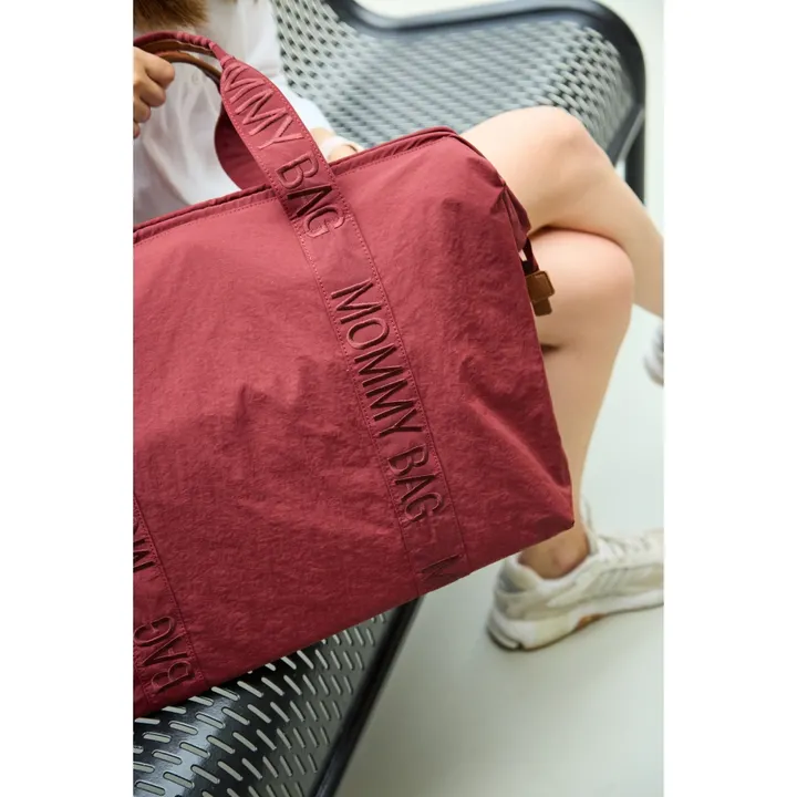 Сумка Childhome Mommy bag Signature burgundy, арт. CWMBBSUBU — Photo 27