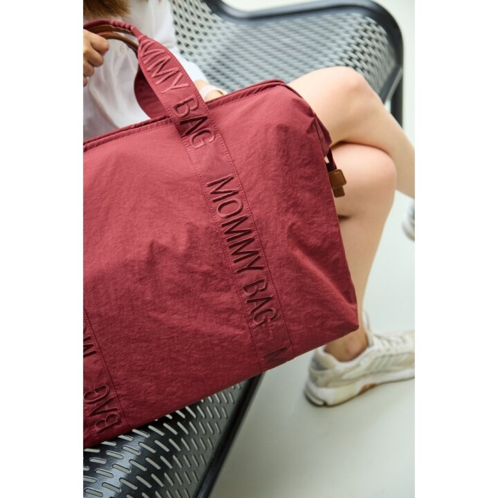 Сумка Childhome Mommy bag Signature burgundy — Photo 34