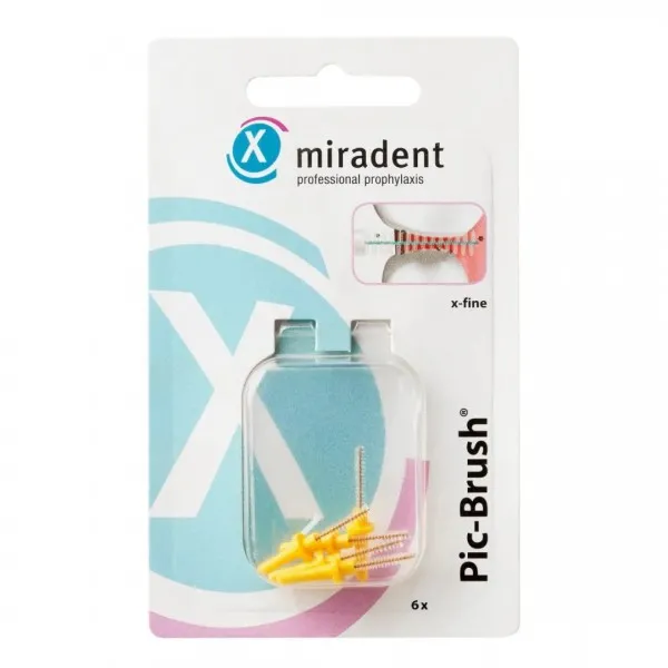 Набір запасних йоржиків Pic Brush (жовті, 1.8 мм), (Miradent)