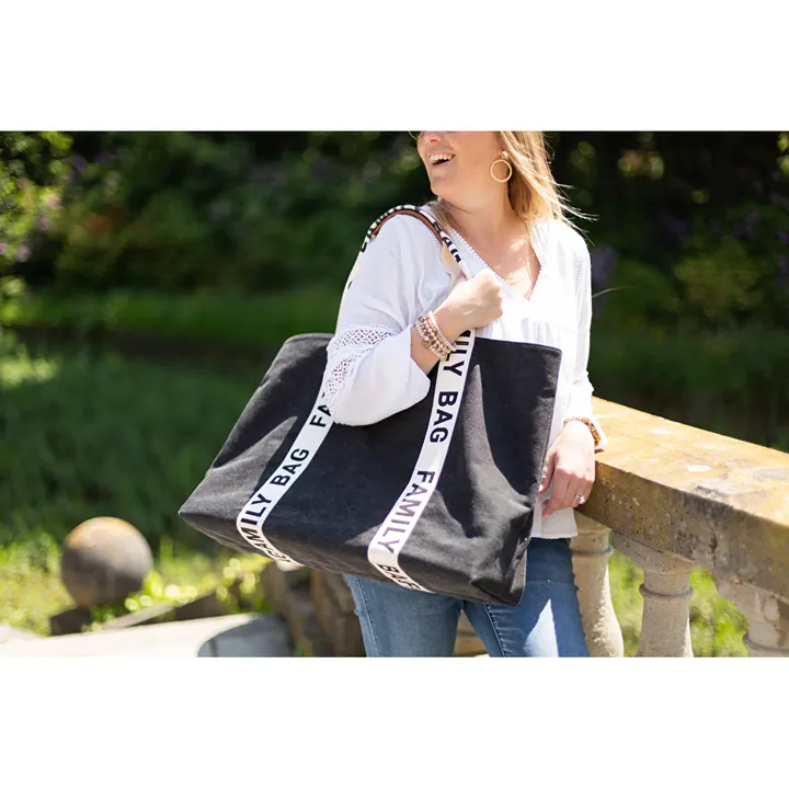 Сумка Childhome Family bag canvas black, арт. CWFBSCBL — Photo 28