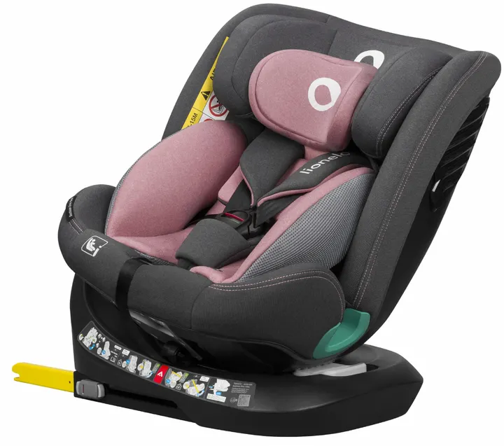 Дитяче автокрісло Lionelo BASTIAAN ONE I-SIZE PINK ROSE — Photo 11