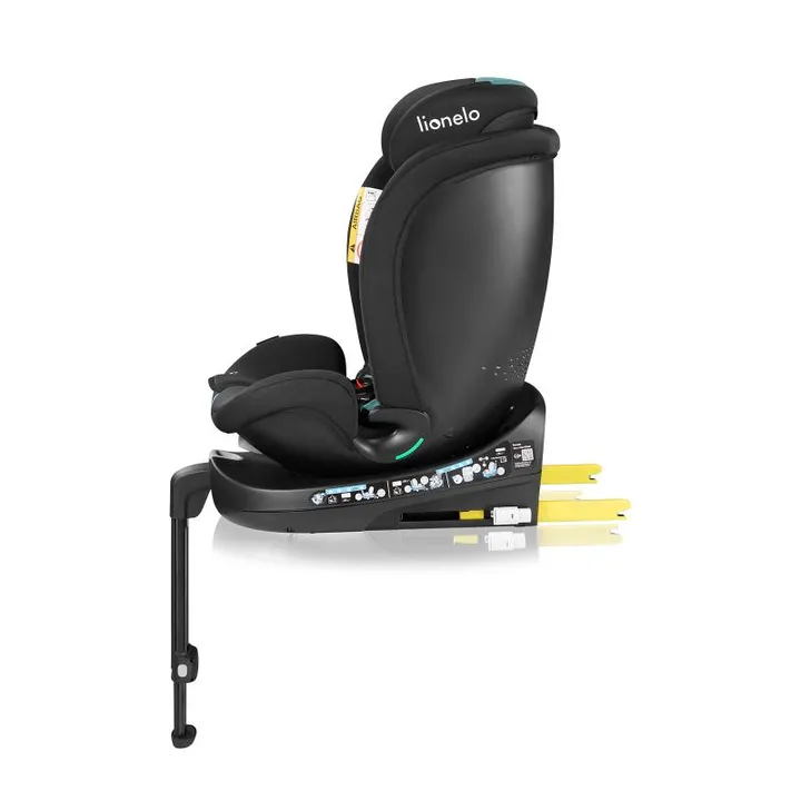 Дитяче автокрісло Lionelo NAVY I-SIZE BLACK TURQUOISE — Photo 6
