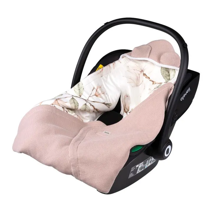 Покривало Lionelo TRAVEL SWADDLE BLANKET BEIGE MAGNOLIA — Photo 4