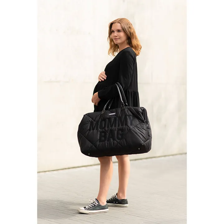 Сумка Childhome Mommy bag puffered black, арт. CWMBBPBL — Photo 29