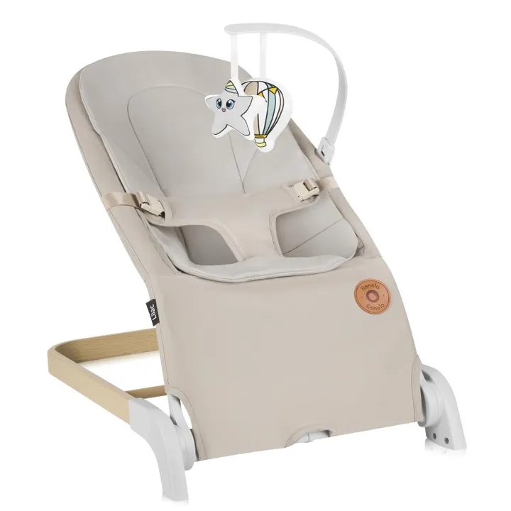 Дитячий шезлонг Lionelo LILAC BEIGE SAND — Photo 4