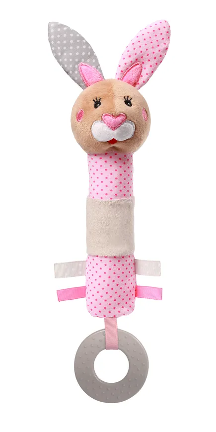 Іграшка з пищалкою "Кролик Юлія" (9х24 см.) "BabyOno"