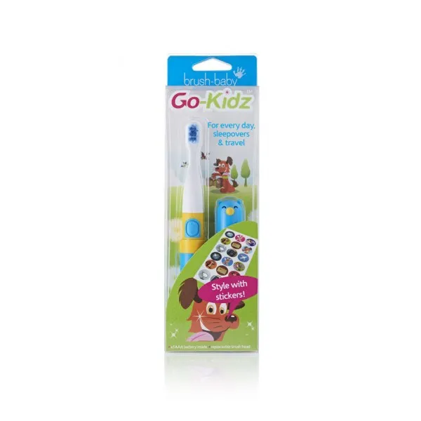 Електрична зубна щітка Go-Kidz Electric Travel Toothbrush - Blue, (Brush-baby) — Photo 5