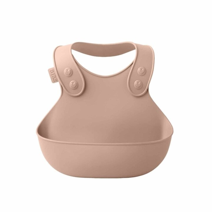 Нагрудник BIBS Dinner Bib гнучкий Blush