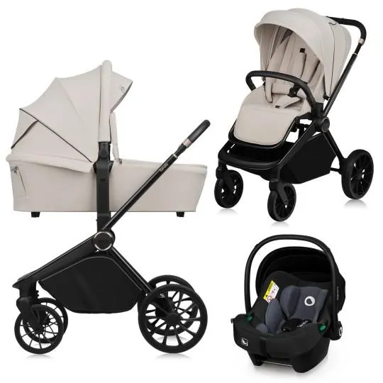 Універсальна коляска 3 в 1 Lionelo MIKA PLUS 3IN1 BEIGE SAND — Photo 6