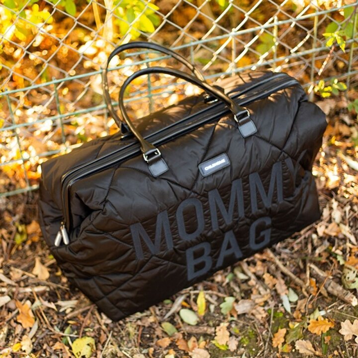 Сумка Childhome Mommy bag puffered black — Photo 29