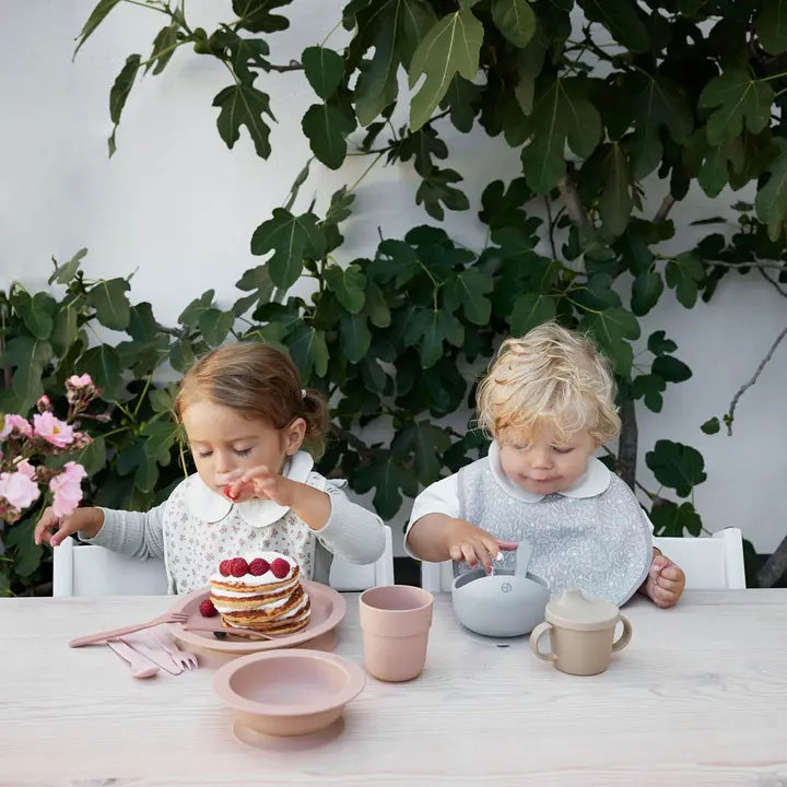 Набір для годування Elodie Details Silicone Bowl Set Sunrise Blue — Photo 3