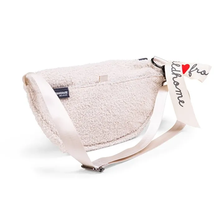 Сумка через плече Childhome Banana bag teddy white, арт. CWBANATW — Photo 19