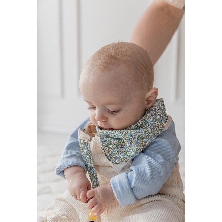 Нагрудник BIBS x Liberty Bandana Bib – Eloise Ivory — Photo 5