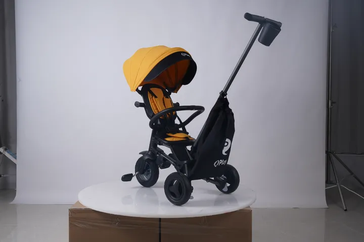 Велосипед складаний триколісний дитячий Nova+ Rubber Desert Yellow — Photo 17