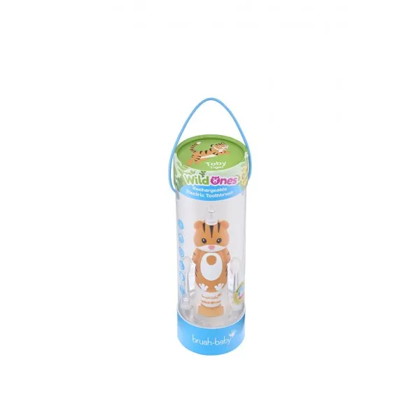 Електрична зубна щітка Sonic Toothbrush (0-10 років) - Тобі Тигрик, (Brush-baby) — Photo 9