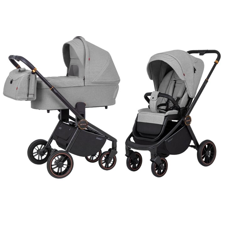 Коляска універсальна CARRELLO Epica CRL-8510/1 (2in1) Silver Grey /1/