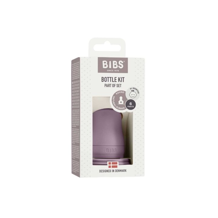 Змінний набір для пляшечки BIBS Bottle Kit 2 Mauve — Photo 3