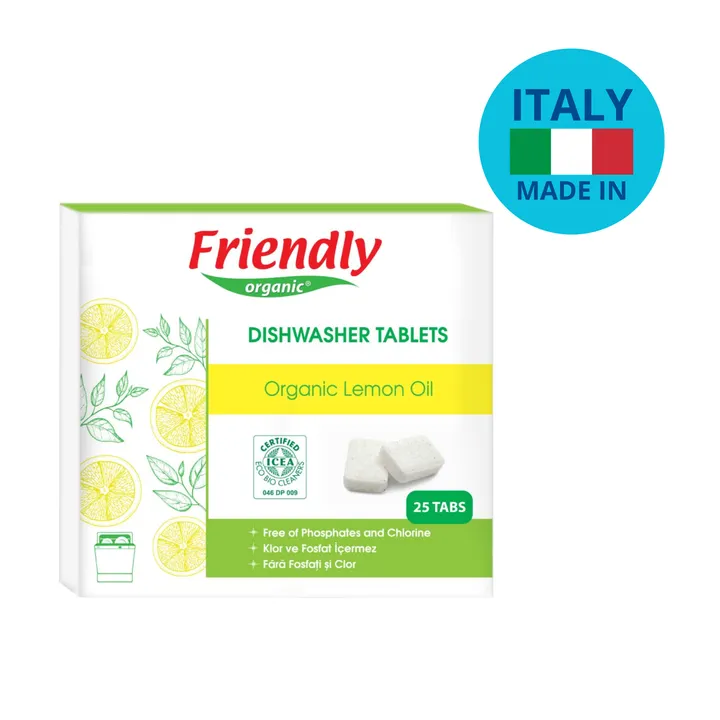 Органічні таблетки для посудомийної машини Friendly Organic 25 шт — Photo 8