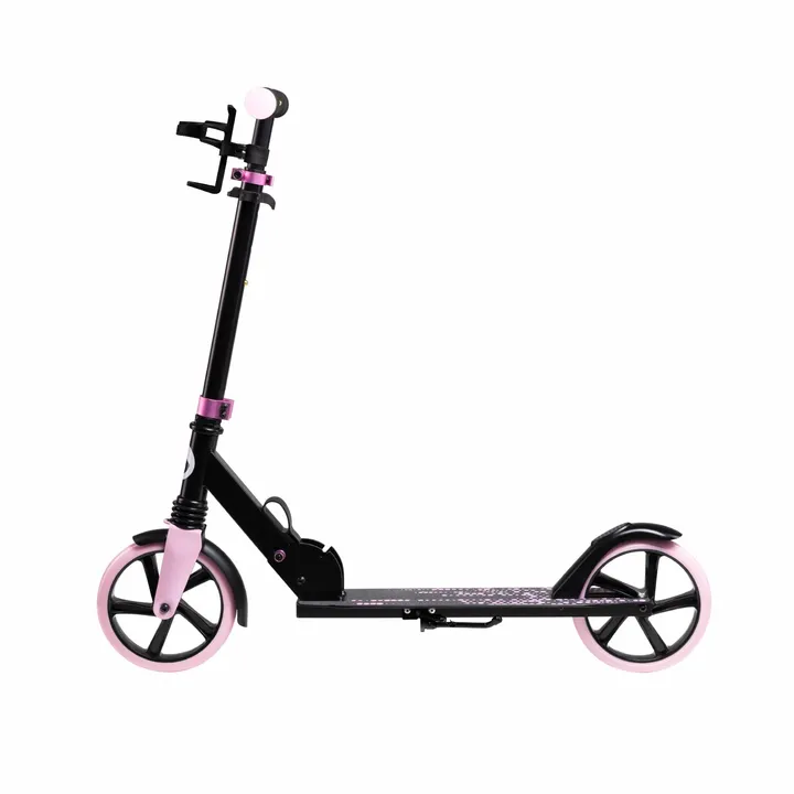 Дитячий самокат Lionelo Luca BLACK CARBON PINK — Photo 11